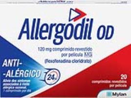 Comprimidos Allergodil Od 120mg 20un