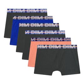 Dim Lote de 6 boxers EcoDim, em algodão
