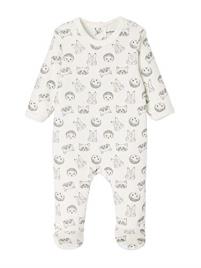 Lote de 2 pijamas animais em veludo, para recém-nascido branco claro bicolor/multicolo