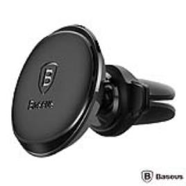 Suporte Telemóvel Magnético C/ Porta Cabos Preto Baseus