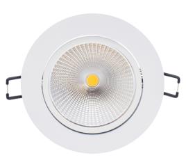 Spot Led Redondo Branco Orientavel Ip20 7w 4000k