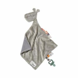 Done By Deer Boneco-doudou plano com clip para chupeta Raffi 4303055