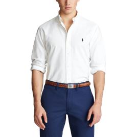Polo Ralph Lauren Camisa direita custom fit Oxford