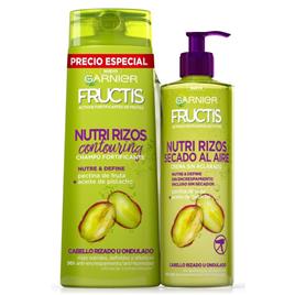 Fructis Nutri Rizos Secado al Aire Crema Sin Aclarado 400 ml + Nutri R