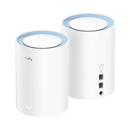 Router Cudy > Sistema de WI-FI Mesh DUAL-BAND (2,4 GHZ / 5 Ghz) WI-FI 5 (802.11AC) Branco 1 Interno - M1200 2-PACK