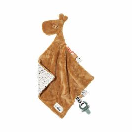 Done By Deer Boneco-doudou plano com clip para chupeta Raffi 4303054