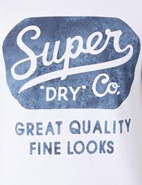 Superdry T-shirt com gola redonda, Workwear Ringer