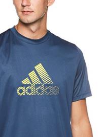 Adidas Performance T-shirt de mangas curtas, logótipo grande