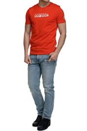 Kaporal T-shirt com gola redonda, Dino