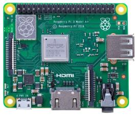 Micro Computador Raspberry Pi 3 Model A+ 1.4GHz 512MB c/ WiFi 2,4/5GHz + Bluetooth4.2