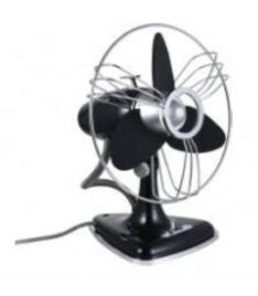 Ventoinha hjm mesa-30c.35w.3v.pr.-vm553
