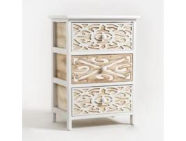 Presentes Miguel - Cómoda Larga Carvy 3 Gavetas