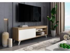 Móvel de TV AMBIHOME (140 x 50 x 40 m - Melamina - Castanho)