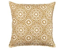 Almofada Decorativa BELIANI (45 x 45 cm - Algodão - Creme)