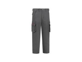 Pantalon Stretch Multicremalleras Gris