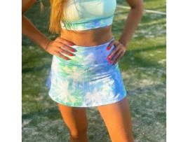 Saia para Mulher DYLOW2022 Dylow Company Palima Multicor (Tamanho: XS)