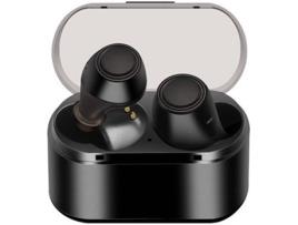 Auriculares Bluetooth True Wireless D&Z Standby Edition (In Ear - Microfone - Preto)