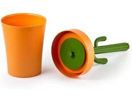 Caixote de Lixo QUALY Cato Laranja