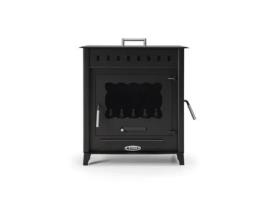 Estufa de Lenha Grande PRENSA STOVE 14,3Kw com Forno e Porta Lateral