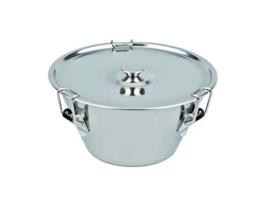 Flanero inoxidable con tapa 18 cm 3321