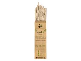 Conjunto de 50 canudos BAMBOO descartáveis Pandoo
