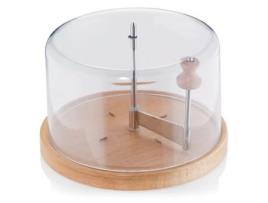 Avião De Queijo Girolle De Madeira + Sino  - 77080