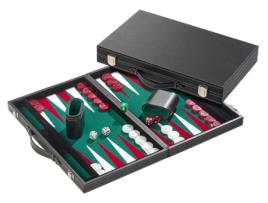 Filos Backgammon verde médio 38x23,5x5,5cm