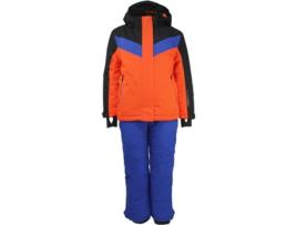 Fato de Ski para Homem PEAK MOUNTAIN   Eflight Laranja para Ski (Tamanho:12 Anos)