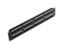 Painel RACKMATIC 48 Rj45 Cat.5E Utp (2U - Preto)