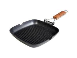 Grelhador WECOOK (28 X 28 cm - Alumínio Fundido - Preto)