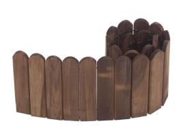 Bordura Enrrollable De Madera Liloux Marron FOREST