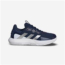 Calçado de ténis Adidas Solematch Control Homem - Múltiplos Pisos - Branco Azul