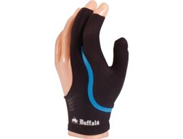 Luva Bilhar MANUEL GIL BUFFALO Reversible Globe Preto Blue M Diestro/Zurdo 3269.362