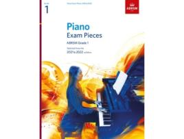 Livro piano exam pieces 2021 & 2022, abrsm grade 1 de abrsm (inglês)