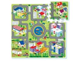 Tapete Puzzle CENTROXOGO Tapete puzzle com desenho de cidade (Idade Mínima Recomendada: 9 Meses)