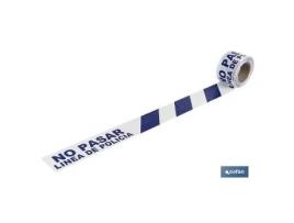Cinta baliz. linea policia 80mmx100mts