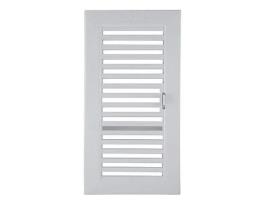 Rejilla vertical 3500in marco y cierre pvc