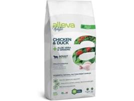 Comida para Cães ALLEVA  Holistic Chicken & Duck + Aloe Vera & Ginseng (12 kg - Seca - Adulto - Sabor: Frango, Pato)