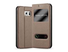 Capa para Samsung Galaxy S6 Castanho