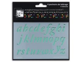 Estênceis Alfabeto Nougatine 21x30 cm Toga