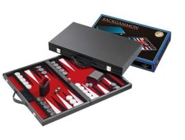 Filos backgammon vermelho grande 46,5x28cm