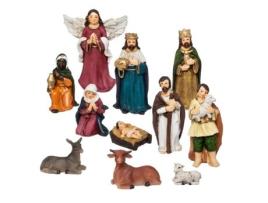 Figura de Natal FÉÉRIC LIGHTS AND CHRISTMAS Figura para presépios, 11 pcs (Multicor)