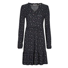 Esprit  Vestidos curtos CVE AOP crepe  Preto Disponível em tamanho para senhora. EU S,EU M,EU L,EU XL.Mulher > Roupas > Vestidos