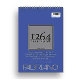 Fabriano - Bloco Preto: 200Gr, A3, 40 folhas