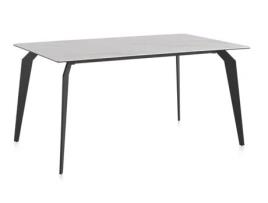 Mesa de Refeição (150 x 90 x 76 - Cerâmica - Branco)