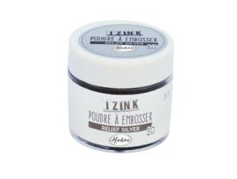 Polvo de estampación plata - 25 ml
