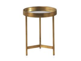 Mesa Auxiliar (40 x 40 x 54 - Metal - Dourado)