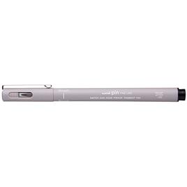 UNI Marcador Brush Pin, Pigmentado, Cinzento Claro