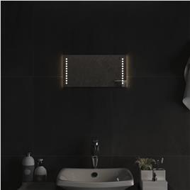 vidaXL Espelho de casa de banho com luzes LED 20x40 cm