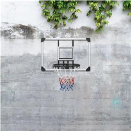 vidaXL Tabela de basquetebol 90x60x2,5 cm policarbonato transparente